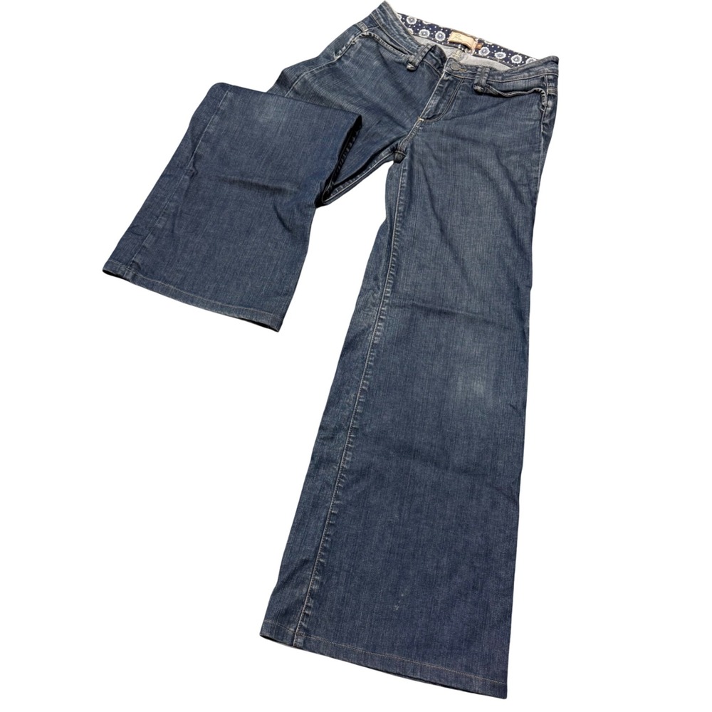 Paige Premium Denim Womens 28 Hillhurst Wide Leg Trouser Jeans Y2K Blue Wash USA